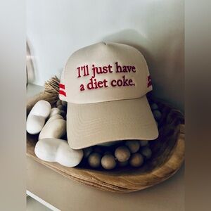 I’ll just have a Diet Coke TRUCKER HAT